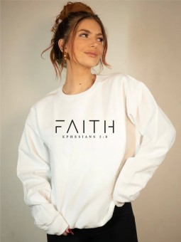 FAITH: Minimalist Caps Sweatshirt