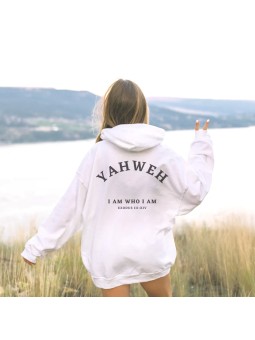 YAHWEH, I AM WHO I AM Hoodie | Embrace the Divine Revelation